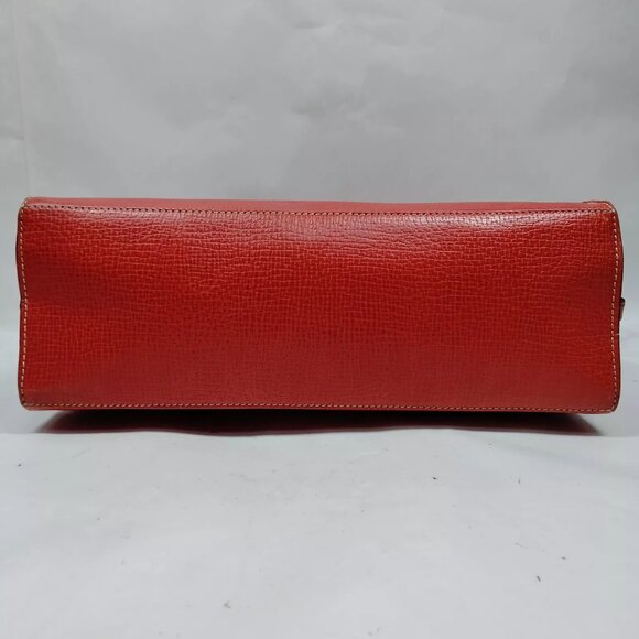 LOEWE Shoulder Bag Red Leather - Picture 5 of 9